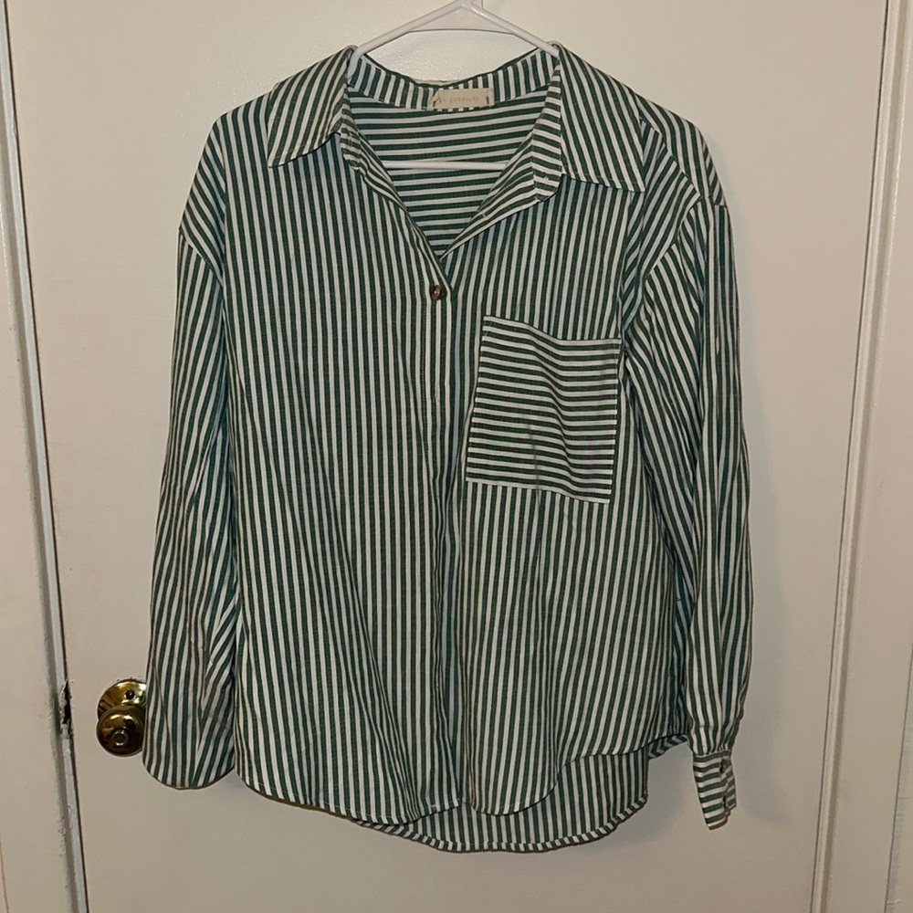 by together button down